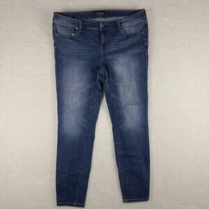 Torrid Jeans Womens 18 Blue Ultra‎ Skinny Dark Wash Premium Denim